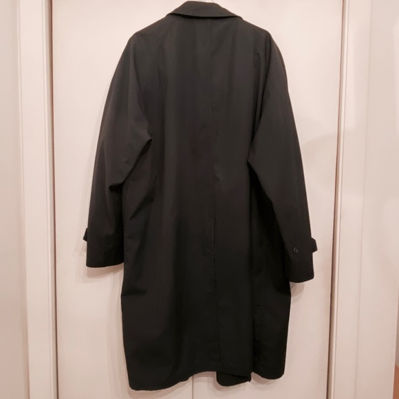 VTG I London Fog I Black Single Breasted Maincoat I *Shell Only* I 46R - Picture 2 of 16